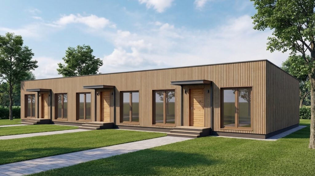 Проєкт Таун-Хаус (триквартирні будинки)